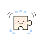 毎日使いやすい☆かわいいパズルの日常（個別スタンプ：32）