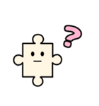 毎日使いやすい☆かわいいパズルの日常（個別スタンプ：33）