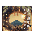 飛び出す！クリスマスと年賀状（個別スタンプ：14）