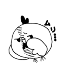 ぽっぽ【モノクロ】（個別スタンプ：5）