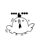 ぽっぽ【モノクロ】（個別スタンプ：11）