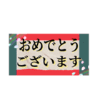 1スタンプで伝えよう【OK/謝り/報告など】（個別スタンプ：40）