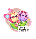 チューリップを書いて LINEスタンプyamami（個別スタンプ：6）