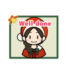 コナネのクリスマスLINEスタンプ（英語版）（個別スタンプ：3）