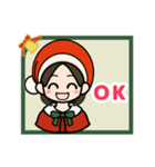 コナネのクリスマスLINEスタンプ（英語版）（個別スタンプ：5）