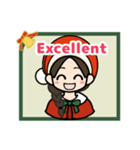 コナネのクリスマスLINEスタンプ（英語版）（個別スタンプ：6）