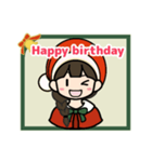 コナネのクリスマスLINEスタンプ（英語版）（個別スタンプ：7）