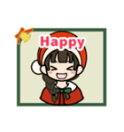 コナネのクリスマスLINEスタンプ（英語版）（個別スタンプ：9）