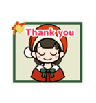 コナネのクリスマスLINEスタンプ（英語版）（個別スタンプ：11）