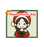 コナネのクリスマスLINEスタンプ（英語版）（個別スタンプ：14）