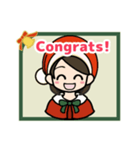 コナネのクリスマスLINEスタンプ（英語版）（個別スタンプ：15）