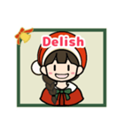 コナネのクリスマスLINEスタンプ（英語版）（個別スタンプ：16）