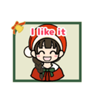 コナネのクリスマスLINEスタンプ（英語版）（個別スタンプ：17）