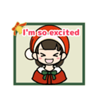 コナネのクリスマスLINEスタンプ（英語版）（個別スタンプ：19）