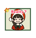 コナネのクリスマスLINEスタンプ（英語版）（個別スタンプ：21）