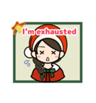 コナネのクリスマスLINEスタンプ（英語版）（個別スタンプ：23）