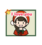 コナネのクリスマスLINEスタンプ（英語版）（個別スタンプ：28）