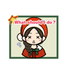 コナネのクリスマスLINEスタンプ（英語版）（個別スタンプ：32）