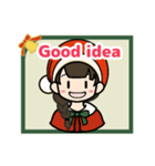 コナネのクリスマスLINEスタンプ（英語版）（個別スタンプ：33）