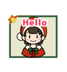 コナネのクリスマスLINEスタンプ（英語版）（個別スタンプ：34）