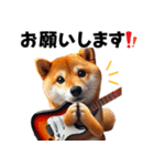 柴犬ギタリスト（個別スタンプ：9）