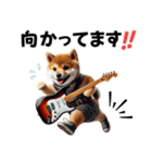 柴犬ギタリスト（個別スタンプ：32）