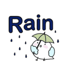 ぷっくり天使★カラフル英字（個別スタンプ：12）