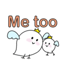 ぷっくり天使★カラフル英字（個別スタンプ：17）