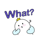 ぷっくり天使★カラフル英字（個別スタンプ：19）