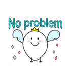 ぷっくり天使★カラフル英字（個別スタンプ：20）