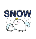 ぷっくり天使★カラフル英字（個別スタンプ：24）