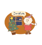 かわいいガール クリスマス＆新年＆いつも（個別スタンプ：18）