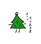 クリスマスちゃん (手描き)（個別スタンプ：1）