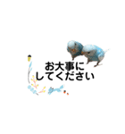 セキセイインコ のぽっちゃん敬語スタンプ（個別スタンプ：22）