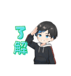 ゲーマー・パーカー男子れんちゃん（個別スタンプ：15）