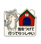 笑顔を運ぶ猫たち♡ 基本(リニューアル版）（個別スタンプ：5）