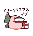 クリスマスのぶた（個別スタンプ：10）