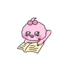 ピンクあひるのこもも（個別スタンプ：18）