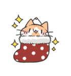 クリスマスなゆるうさ達のスタンプ（個別スタンプ：24）