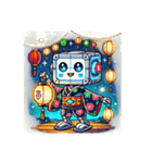 宇宙人ポポロンの季節と日常大冒険！（個別スタンプ：33）
