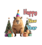 動物 新年おめでとう クリスマス 誕生日（個別スタンプ：6）