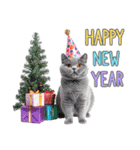 動物 新年おめでとう クリスマス 誕生日（個別スタンプ：10）