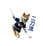 柴犬太の日常会話【ゴルフ部】（個別スタンプ：1）