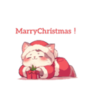 かわいいクリスマスねこ（個別スタンプ：1）