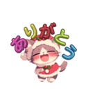 かわいいクリスマスねこ（個別スタンプ：9）