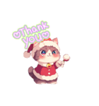 かわいいクリスマスねこ（個別スタンプ：11）