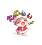 かわいいクリスマスねこ（個別スタンプ：16）