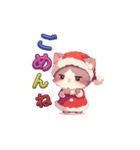 かわいいクリスマスねこ（個別スタンプ：18）