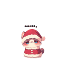 かわいいクリスマスねこ（個別スタンプ：21）
