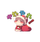 かわいいクリスマスねこ（個別スタンプ：22）